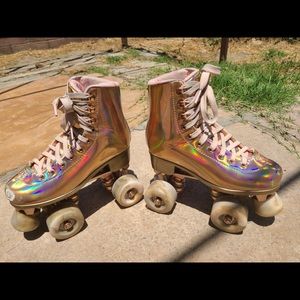 Impal rose gold skates